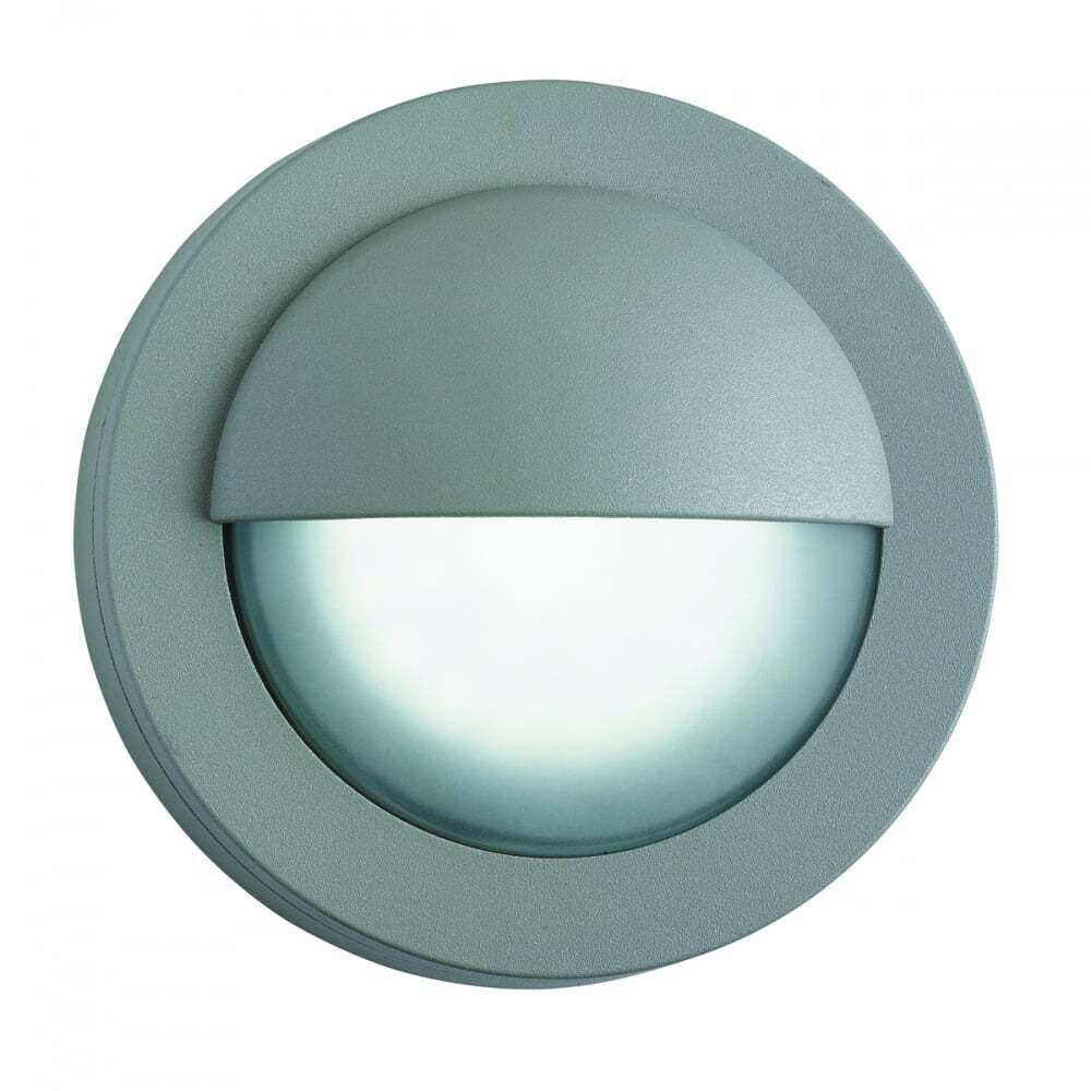Searchlight 1402GY Led Outdoor Round Grey Flush