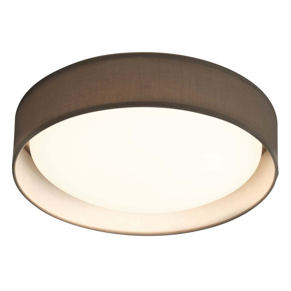 Searchlight 9371-37GY | Modern 1 Light LED Flush Ceiling Light | Acrylic Grey Shade