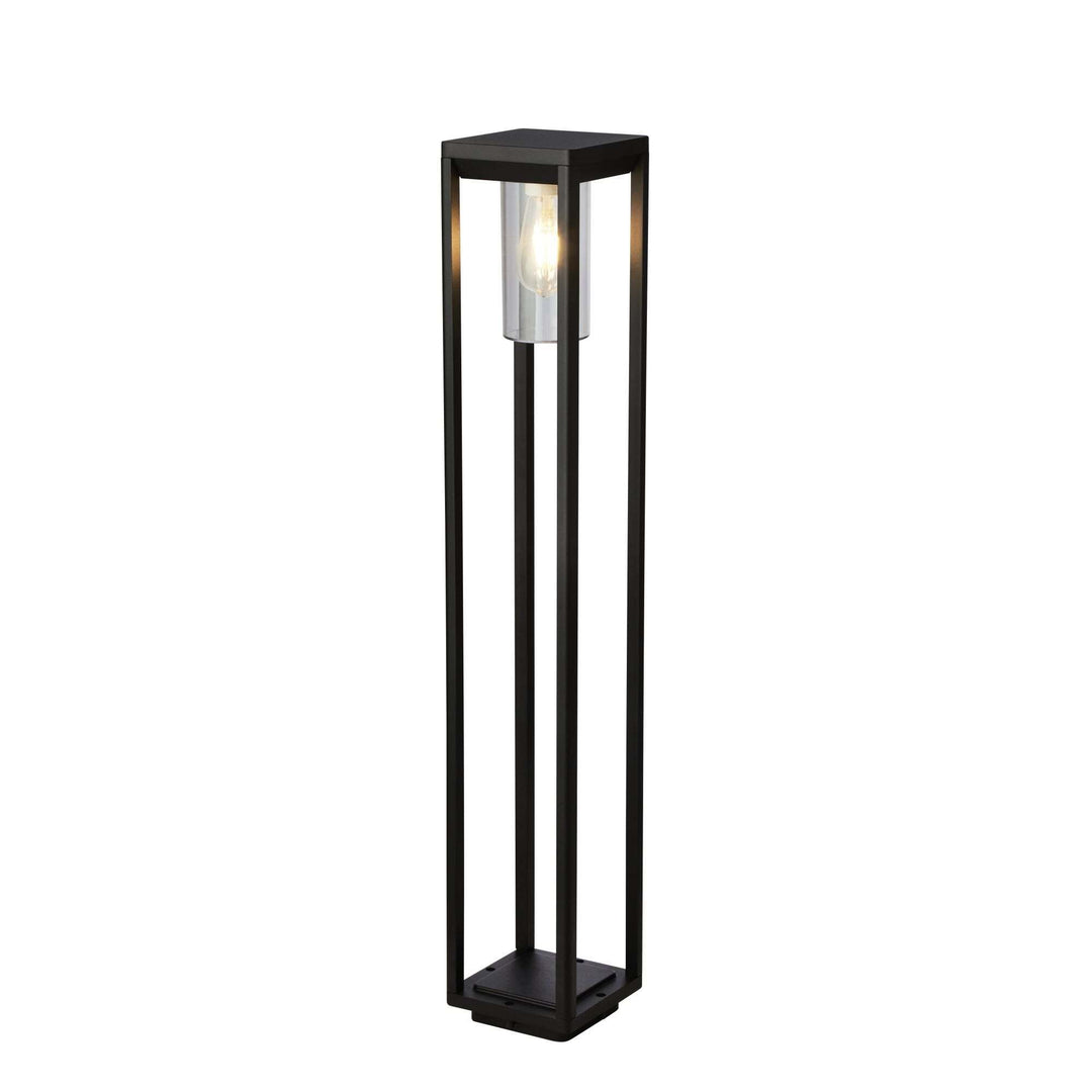 Searchlight Lighting 28731-900 1 Light Outdoor Post 900mm Black With Clear Diffuser